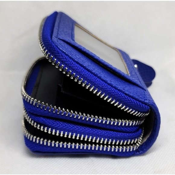 Womens Credit Card Wallet, Large Capacity Multi Card Case Wallet With ID Window - Picture 9 of 16